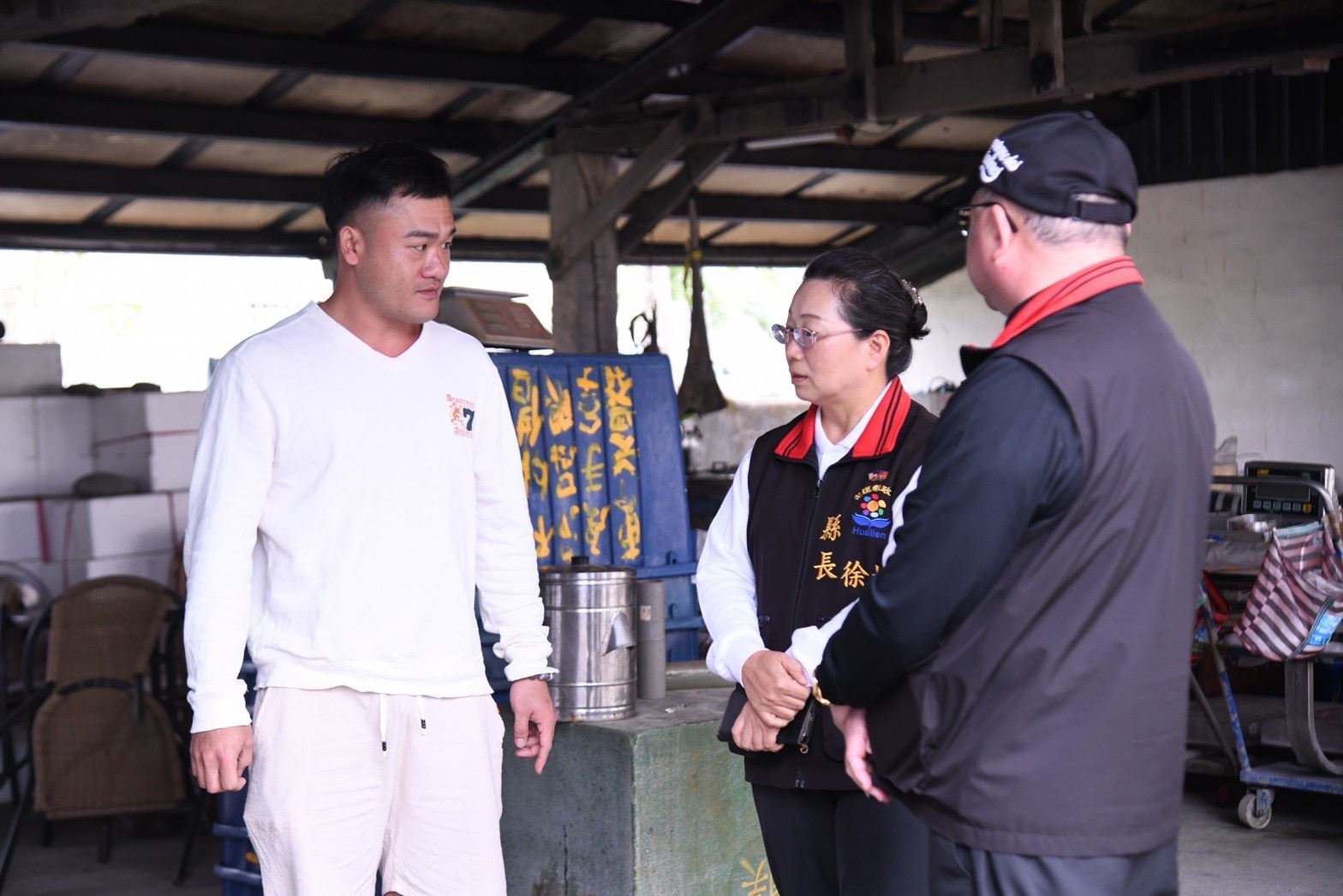 0403地震定置漁網損失甚鉅 花蓮縣政府組勘災小組 徐榛蔚一同關心漁民需求
