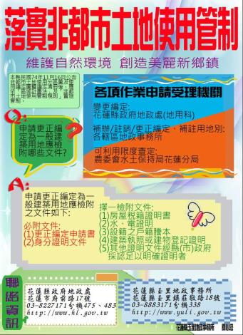 合法使用土地促進資源永續利用