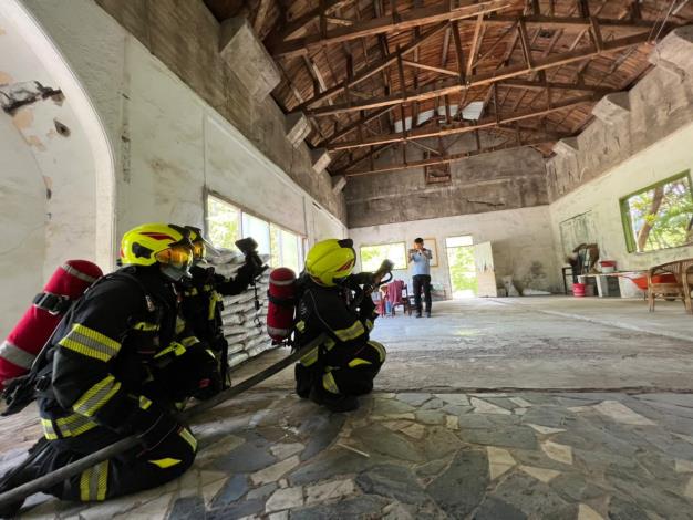 1110706-消防局美崙分隊為古蹟建物量身打造搶救計畫 守護歷史文化遺產 (6)