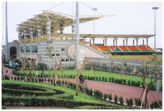 花蓮縣立棒球場內部