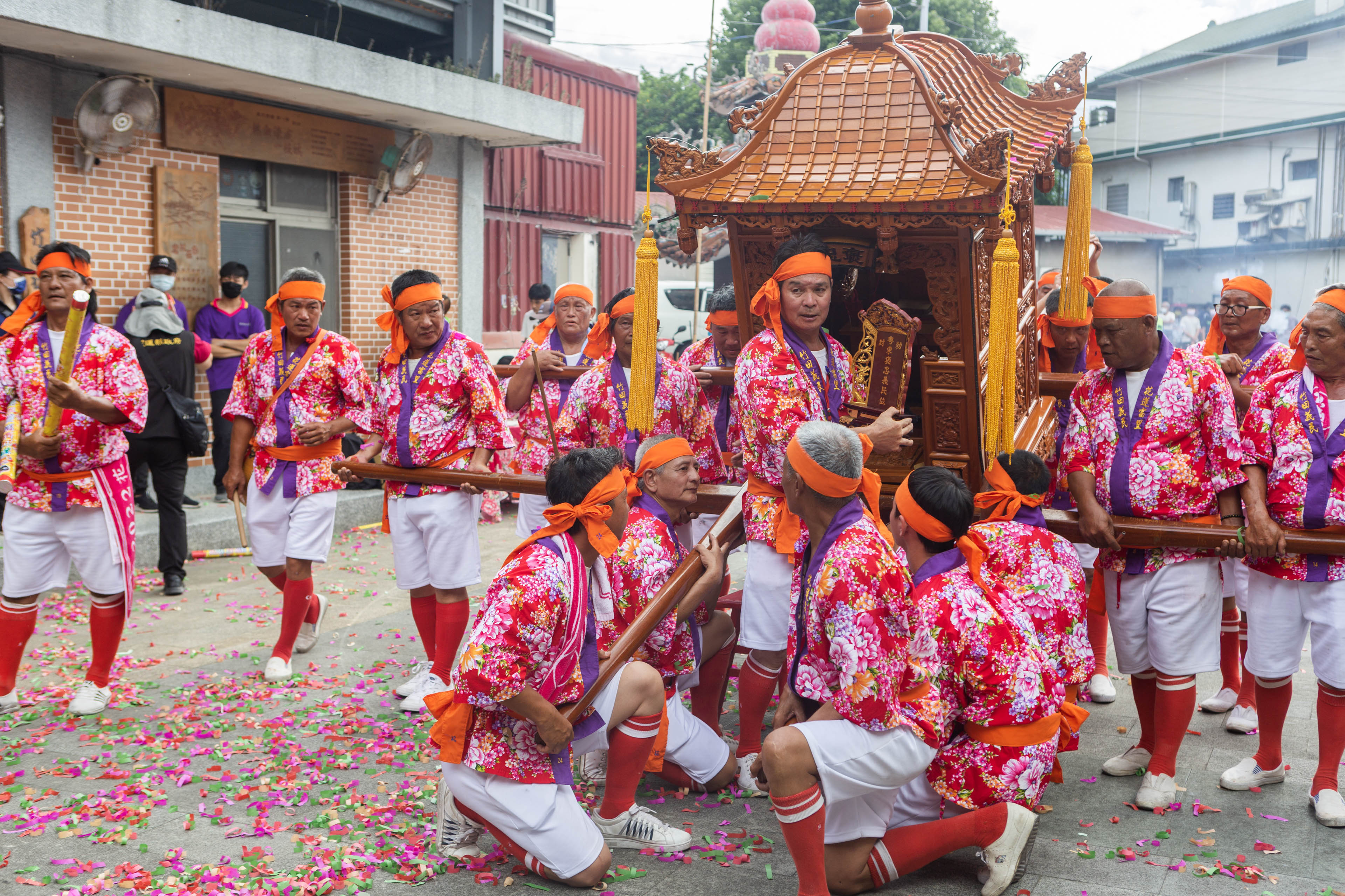 竹田義民亭神轎班_客家處提供 (3)