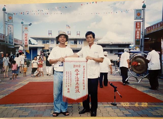 【客家八音】2002 劉振君率領社員參加第五屆鼓王爭霸戰_劉振君