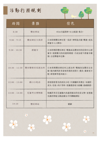 路線一 探索移民村中的客家文化2