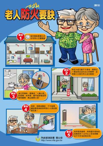 老人防火要訣