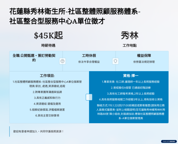 徵人啟事
